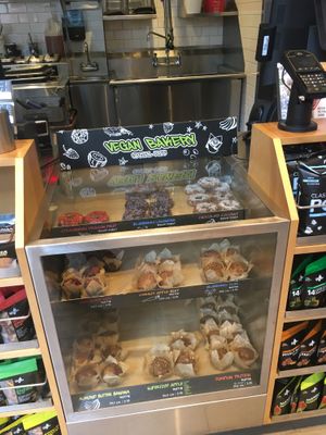 Selection of vegan pastries. at Juice Generation in New York City