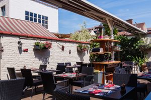 our Terrace at Le Zinneke in Brussels
