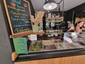 Counter at L‘ Insalatina in Merano