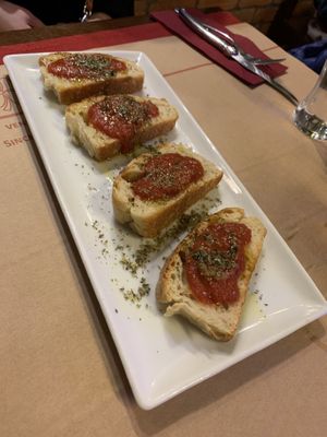 Bruschetta  at Gino's in Venice