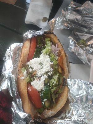 Falafel tasche at Ağa in Aachen