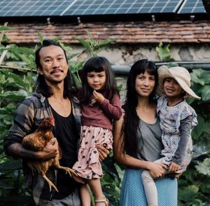 This is us! at The Tamarind Tree Farmstay in Chevrainvilliers