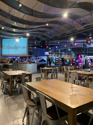 Seating Area & Bar at Grand Prix New York Racing & Entertainment in Mount Kisco