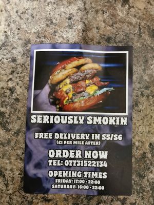 Phone number at Seriously Smokin in Sheffield