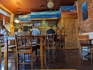 Cosy pub style space at Portal Brewing in Medford