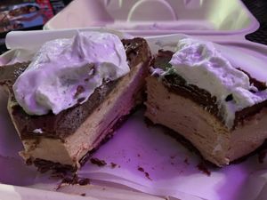 Chocolate peanut butter pie  at Portal Brewing in Medford