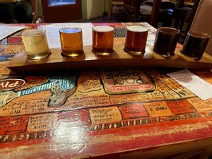 Flight  at Portal Brewing in Medford
