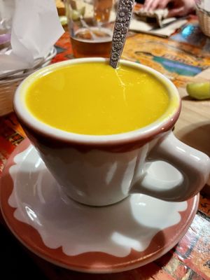 Butternut squash soup  at Portal Brewing in Medford