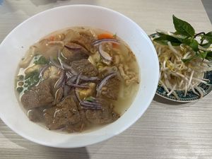 #21. Pho with mock beef and tofu  at Viet Chay vegetarian cuisine in Toronto