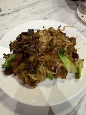 Noodles with mock meat   at Viet Chay vegetarian cuisine in Toronto
