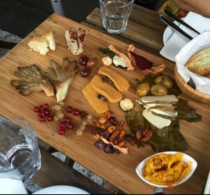 cheese board  at Tel Aviv Urban Food in Warsaw