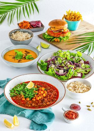 green delights at Tel Aviv Urban Food in Warsaw