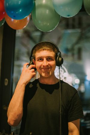 DJ entertaining you at Tel Aviv Urban Food in Warsaw