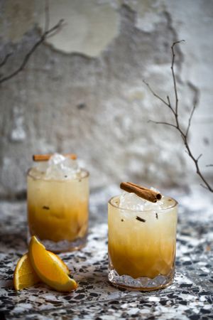 orange & cinnamon drink at Tel Aviv Urban Food in Warsaw