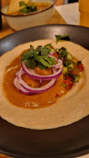 Meatballs at Tel Aviv Urban Food in Warsaw