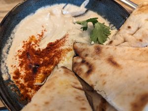 Hummus at Tel Aviv Urban Food in Warsaw