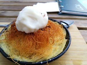 Dessert at Tel Aviv Urban Food in Warsaw