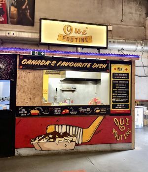 Vegan poutine available   at Common Market in Belfast