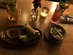 Sommerrollen und Suppe at Kodo in Oranienburg