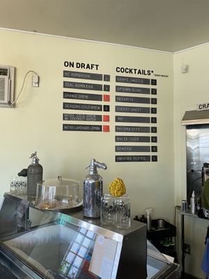 Zero proof cocktails  at Burly's in Sacramento