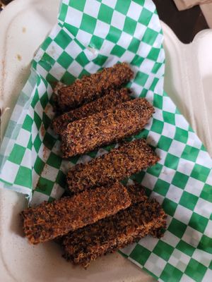 Quinoa fries at Burly's in Sacramento