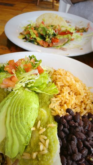 Soft tacos, and enchiladas  at Rudy's in Santa Barbara