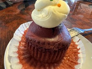 Red velvet cupcake   at Pretty Baked in Pensacola in Pensacola