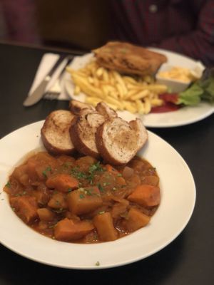 Pumpkin-Potato Gulasch at Dada in Regensburg