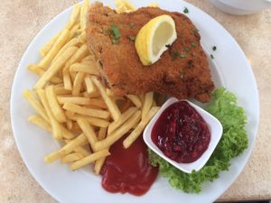 soy-schnitzel ";wiener art"; at Dada in Regensburg
