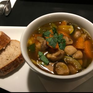 pacake soup (vegetable stew) at Dada in Regensburg