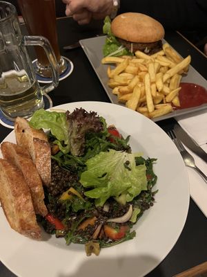 Beluga-Linsen-Salat  at Dada in Regensburg