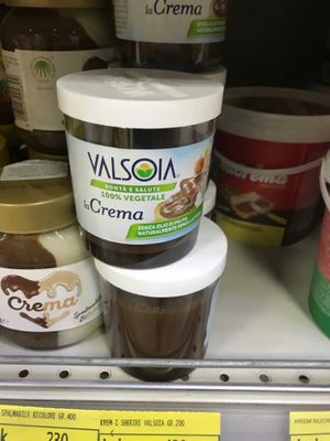 Vegan chocolate vegetable spread at Conad Aega Merxhani in Shkoder