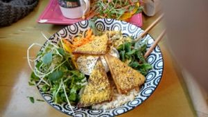 Bouddha bol at Cafe Singing Goat in Sherbrooke