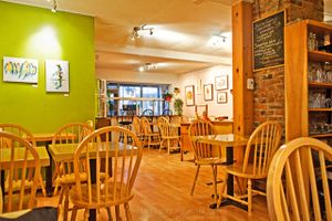 Come and look inside ! at Cafe Singing Goat in Sherbrooke