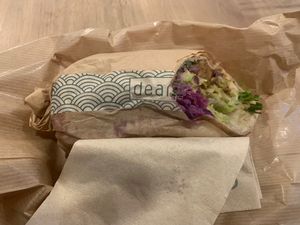Falafel wrap  at MUC - Dean & David - T2 in Munich
