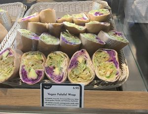 Falafel wrap  at MUC - Dean & David - T2 in Munich