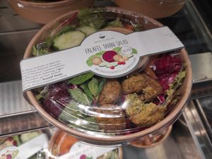 Falafel tahini salad at MUC - Dean & David - T2 in Munich