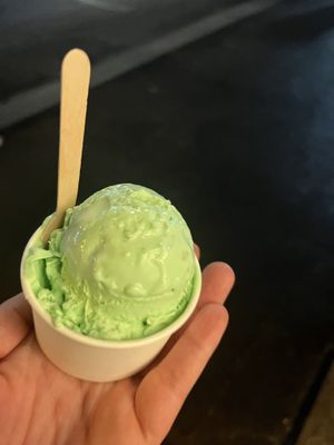 pandan & coconut  at Kariton Sorbetes - Footscray in Footscray