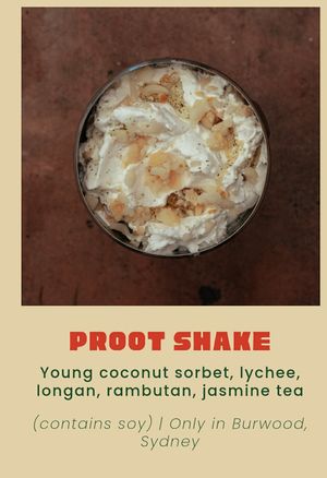 Proot Shake at Kariton Sorbetes - Footscray in Footscray