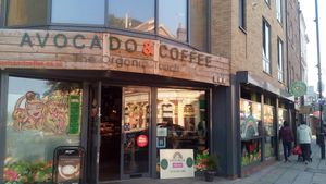 Exterior at Avocado and Coffee in South East London