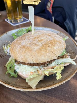 falafel burger   at JOHO Broiler in Prerow