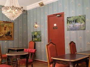 Inside at Ofvandahls Hovkonditori in Uppsala