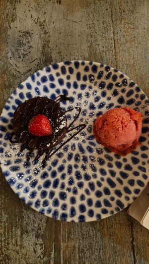 Chocolate cheesecake at Hooked  in Sligo