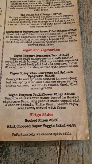 Mains at Hooked  in Sligo