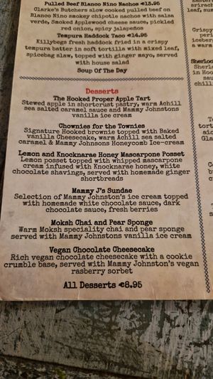 Dessert at Hooked  in Sligo