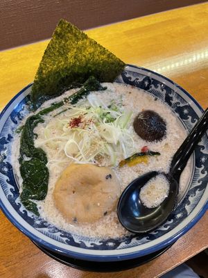 Soy milk veggie ramen at Hinodeya in Saitama