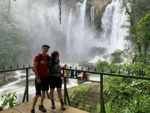Nauyaca waterfall after rain! at Waterfall Villas in Dominical