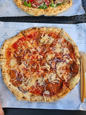 Vegan Diavola at Placek Wolnica in Krakow