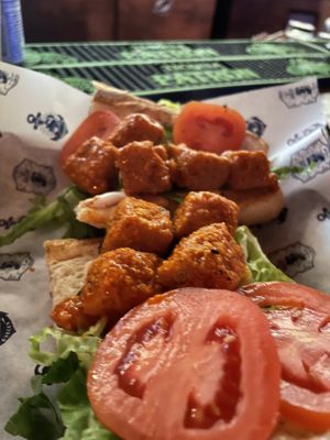 Vegan buffalo tofu sandwich!  at The Galley in St Petersburg