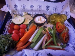 Vegis w vegan ranch   at The Galley in St Petersburg